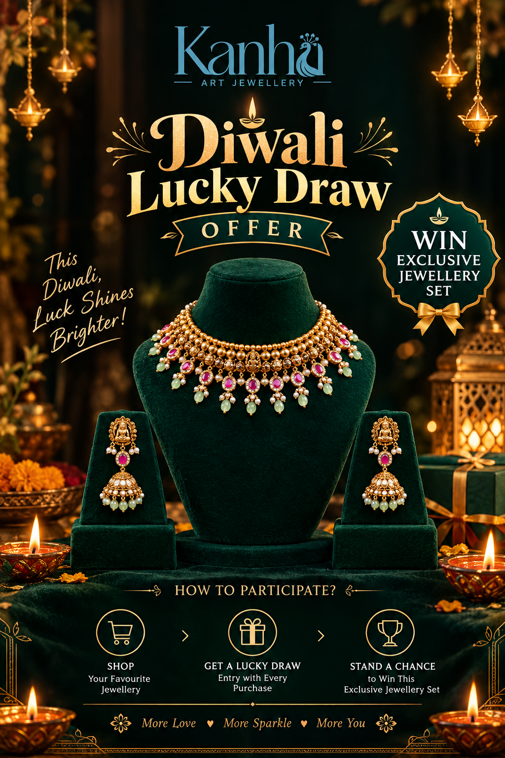 Kanha Art Jewellery — Diwali Lucky Draw Offer